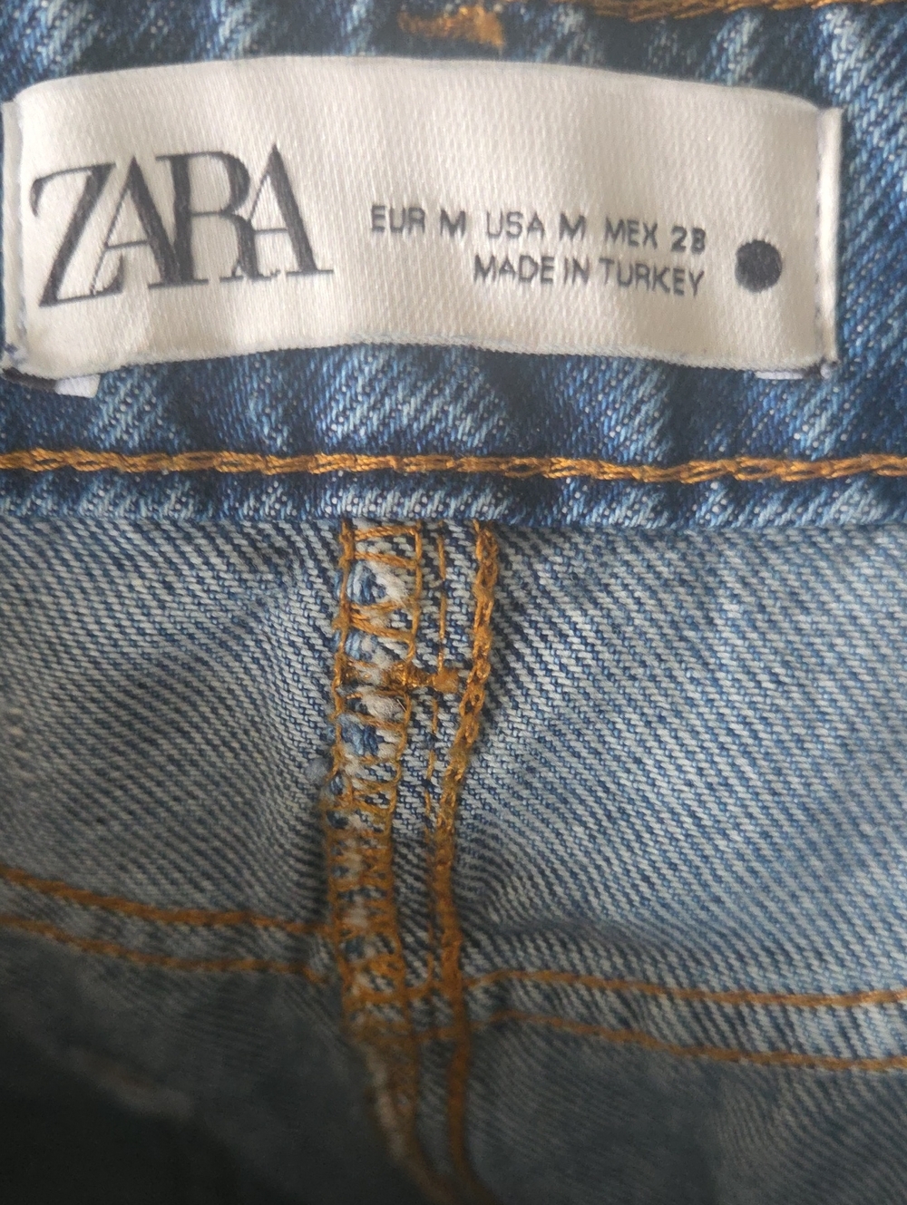 Zara Denim Maxi Skirt - Picture 7 of 8
